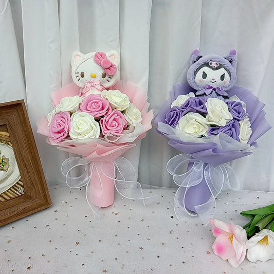 Hello Kitty, Kuromi and Cinnamoroll Bouquet